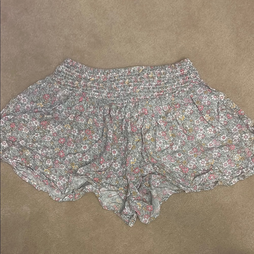 Forever 21 High Waist Gray and Pink Shorts